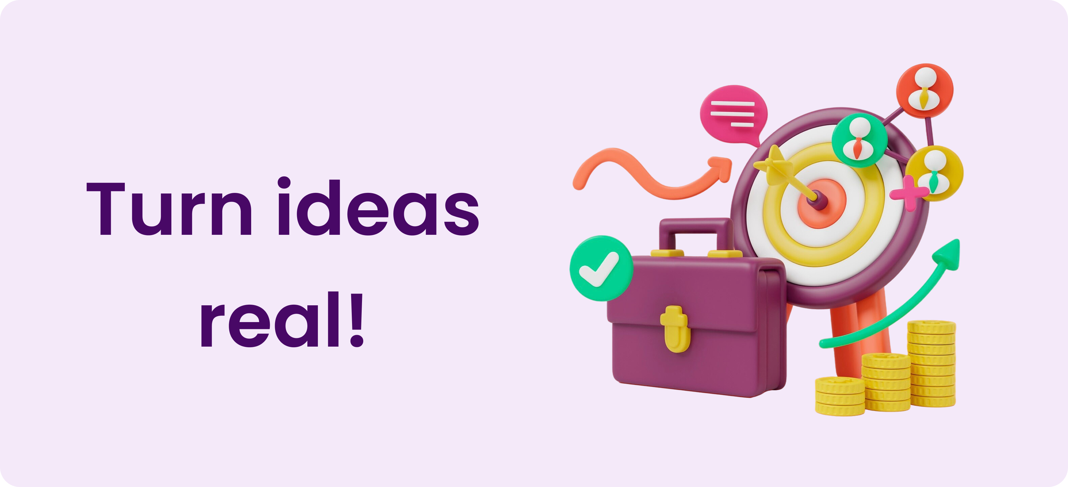 3D illustration of money going down a purple arrow